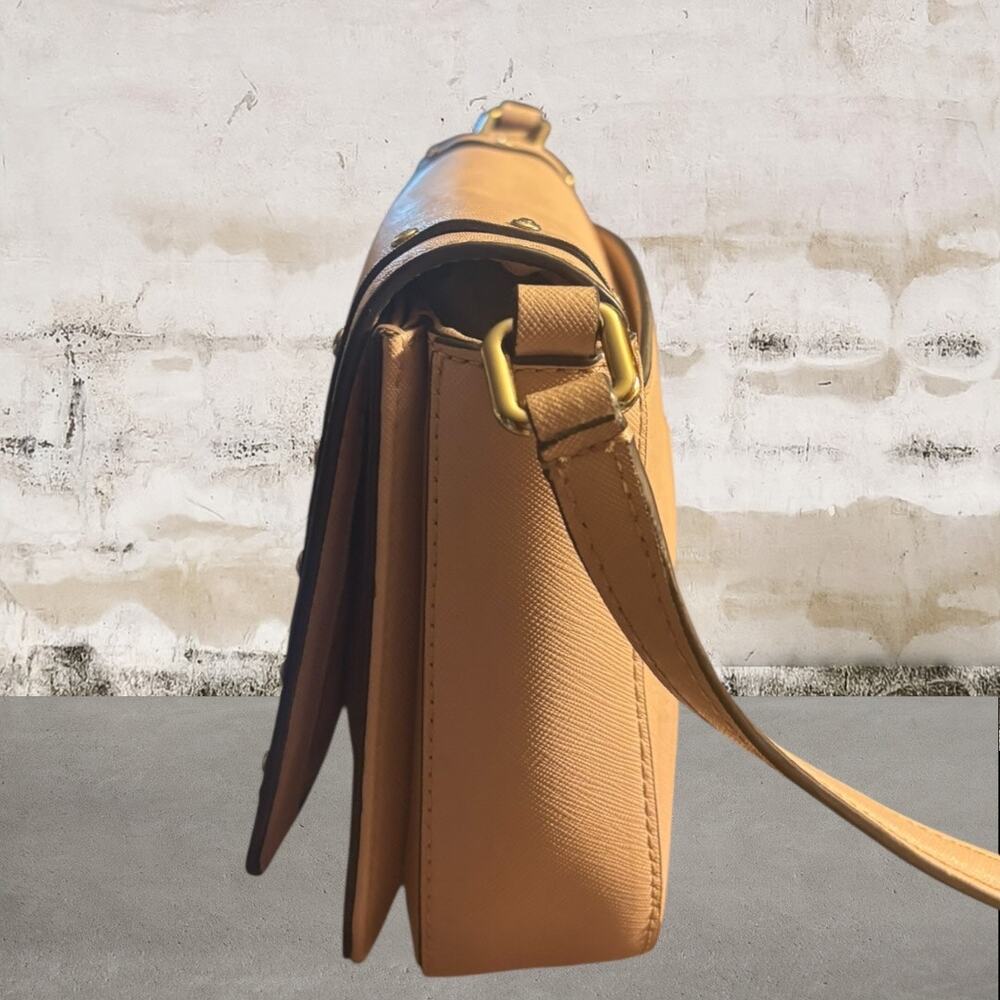Kate Spade Laurel Way Jeweled Large Carsen Warm Vellum Crossbody - Picture 4 of 9
